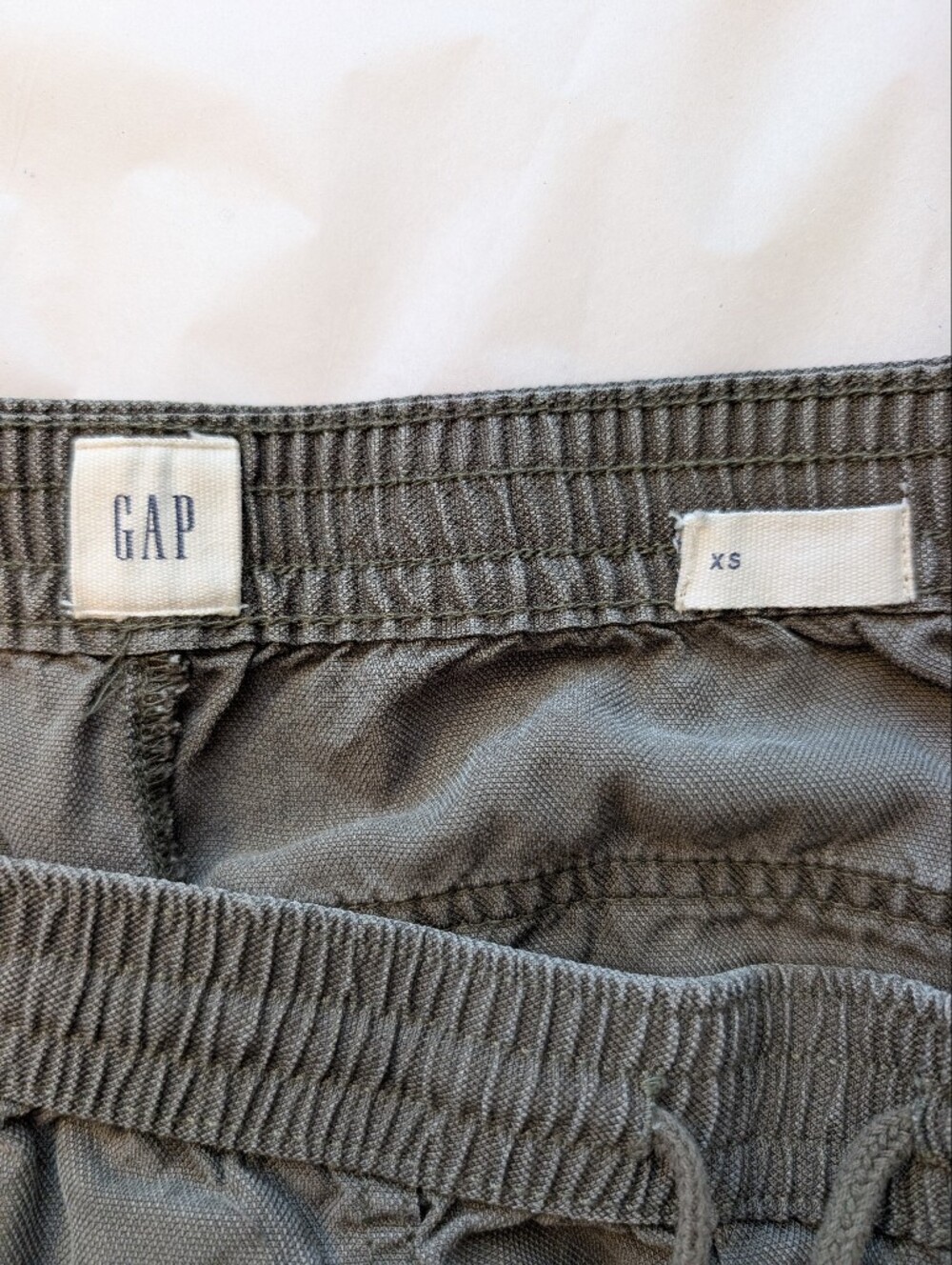 GAP Women's Pull-on Tencel Casual Jogger Pants Dark Green XS - Picture 4 of 5